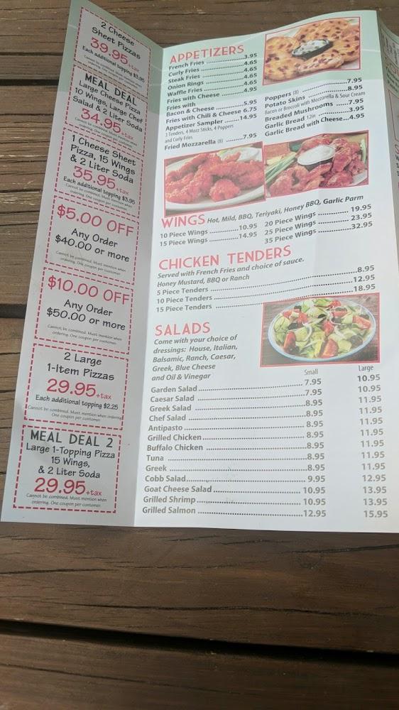 Geno's Pizzeria Menu image 1